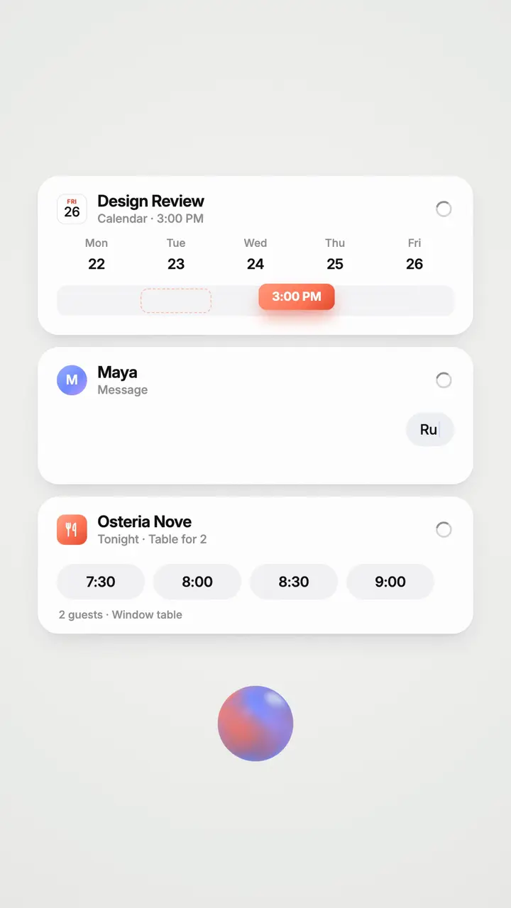 AI software · Product UI concept film by Motionwisp